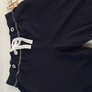 NWT VINTAGE COTTON  Navy/ white pants SZ L